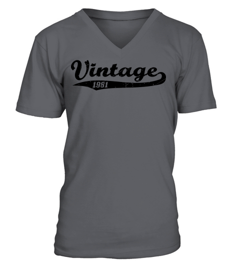 Vintage 1981 Men's V-Neck T-shirt