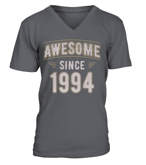 Awesome Since 1994 Vintage Birthday Men's V-Neck T-shirt