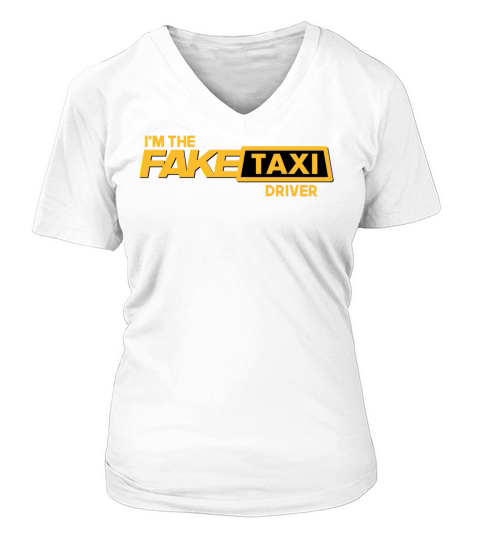 Fake Taxi V-neck T-Shirt Woman