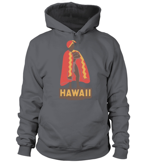 Vintage Hawaii King Kamehameha Maui Honolulu Islan Women's Hoodie