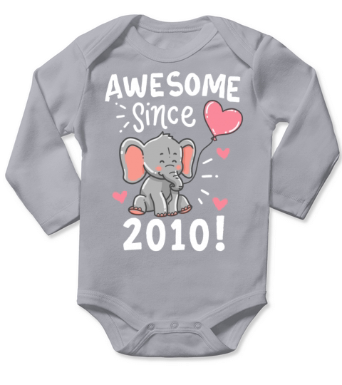 Birthday 2010 Long Sleeve Baby One-Piece