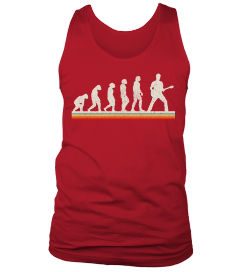 Guitar Player Evolution Vintage Gift Men's Tank Top