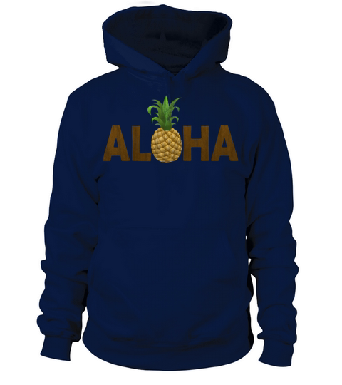 Aloha Pineapple Vintage Hawaiian Women's Hoodie