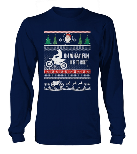 Christmas for motorcycle Long sleeved Unisex