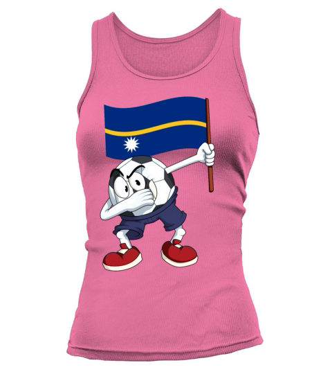 Nauru Dabbing Soccer Ball Women's Tank Top