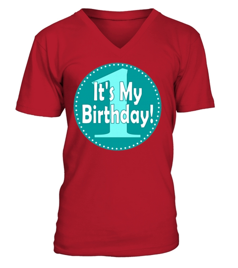 1st Birthday Men's V-Neck T-shirt