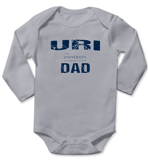 Champion Dad University Of Rhode Island University 2020 Long Sleeve Baby One-Piece