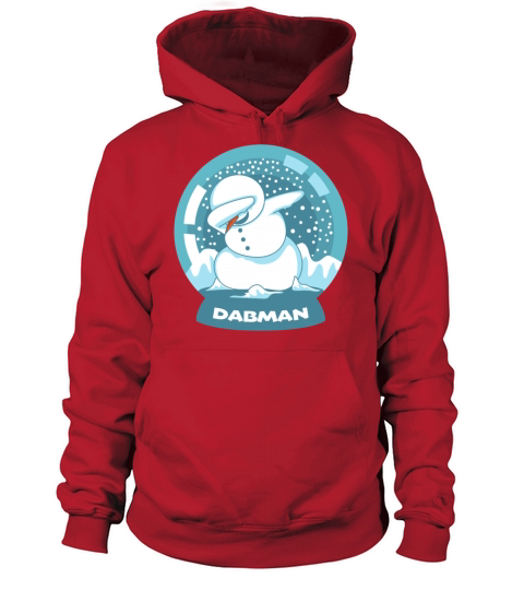 Dabbing Snowman Dab Snow Globe Dancing Christmas Women's Hoodie