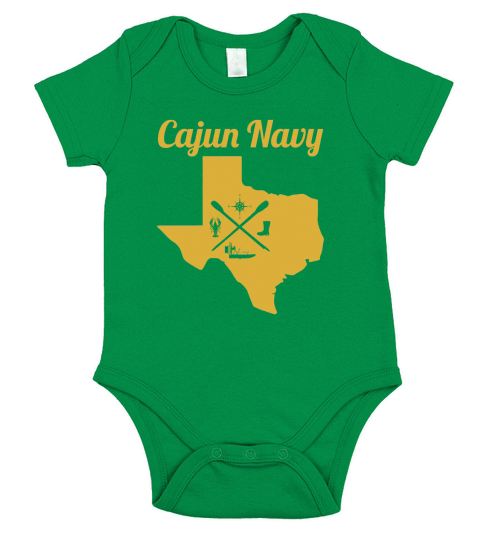 Cajun Navy Shirt Short Sleeve Baby One-Piece