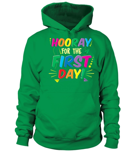 hooray for the first day teacher back to school Women's Hoodie