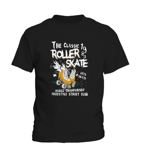 Retro Look The Classic Roller Skate Tshirt Kids T-Shirt