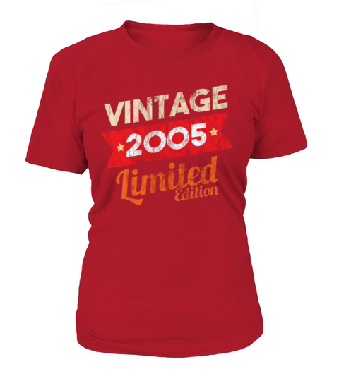 Born in 2005 Vintage Limited Edition Shirt - Gift Women's T-Shirt