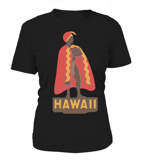 Vintage Hawaii King Kamehameha Maui Honolulu Islan Women's T-Shirt