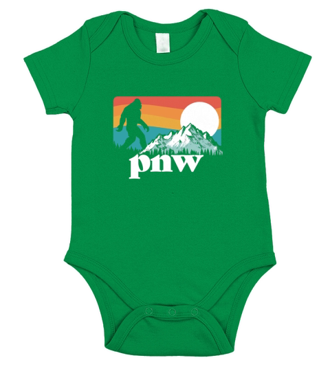 PNW Short Sleeve Baby One-Piece