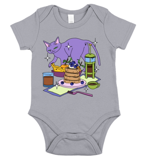Best Tea Party for Cat Lover Owner Cat Mom Cat Dad Short Sleeve Baby One-Piece