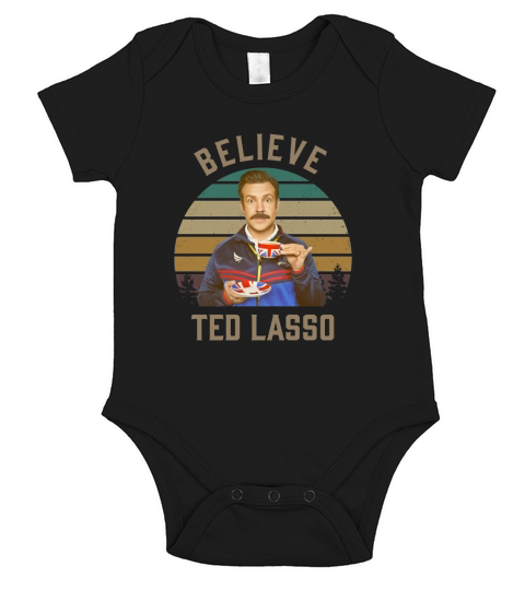 Ted Lasso Believe Vintage Short Sleeve Baby One-Piece