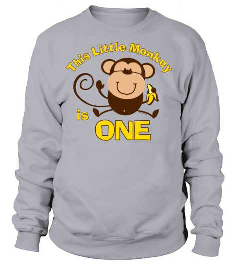 1st Birthday Monkey Boy Women's Sweatshirt