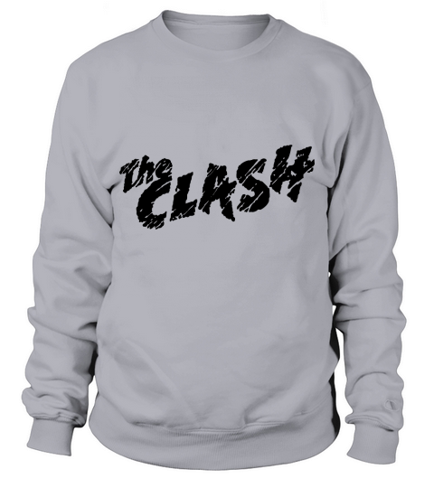 The Clash Band Logo Black Sweatshirt Unisex