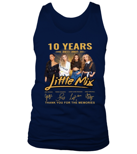 10 years 2011 2021 Little Mix thank you for the memories signatures Tank Top Unisex