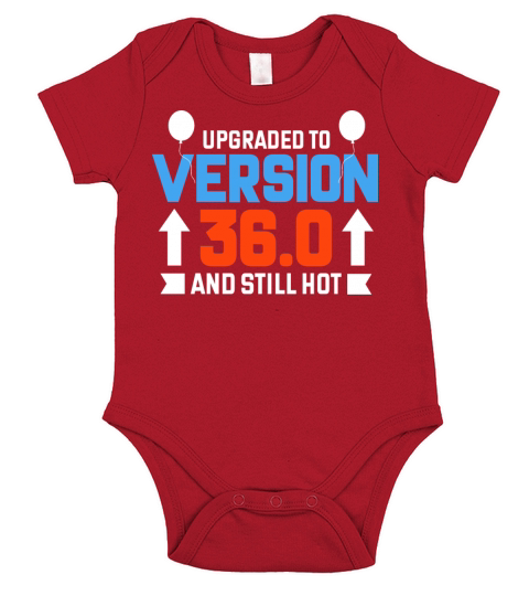 36th Birthday Gift 36 Year Old Birthday Party Short Sleeve Baby One-Piece