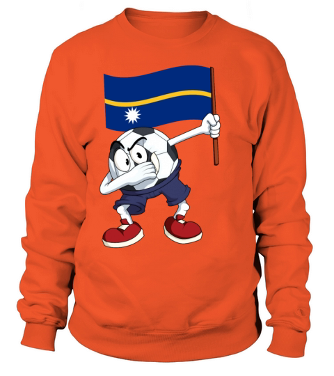 Nauru Dabbing Soccer Ball Women's Sweatshirt