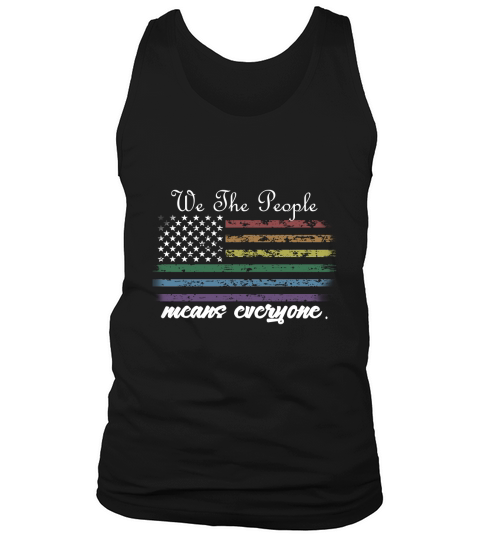 We The People LGBT Means Everyone Men's Tank Top