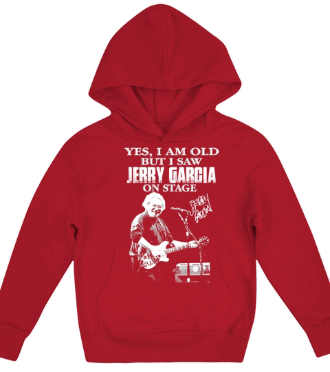 Signature Yes I Am Old But I Saw Jerry Garcia On Stage Kids Hoodie