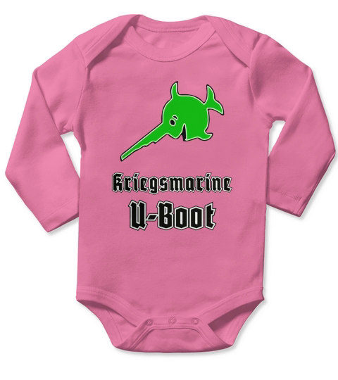 German U-Boat Kriegsmarine WW2 Sweatshirt Cinch Bag Long Sleeve Baby One-Piece