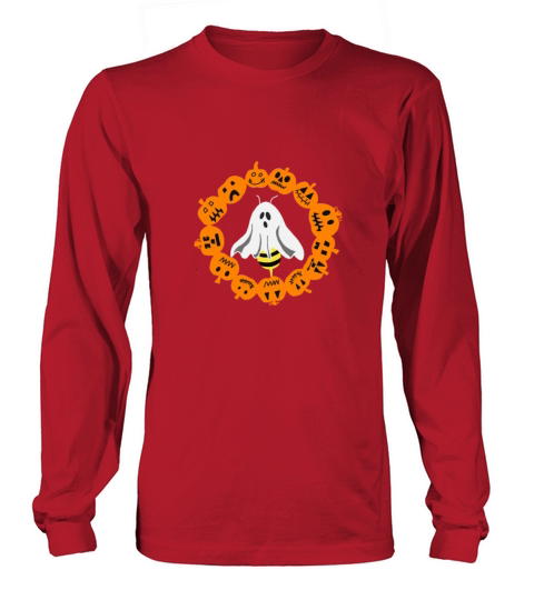 Halloween Ghost Pumpkin Women's Long Sleeve