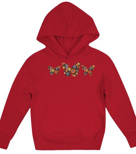 Butterfly Cute Flower Butterflies Gift Kids Hoodie