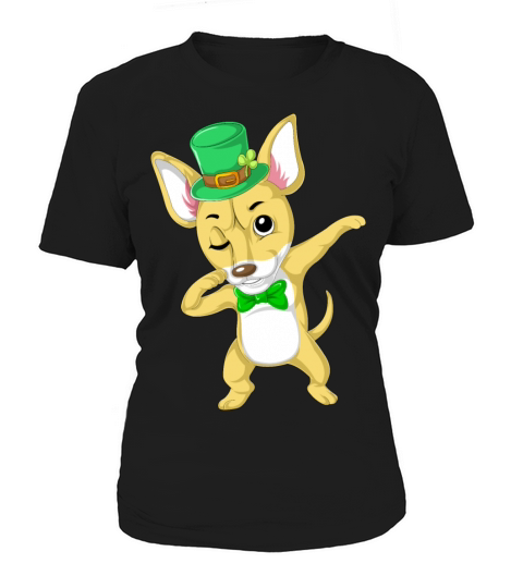dabbing chihuahua st patricks day Women's T-Shirt