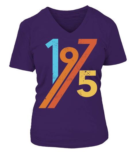 Vintage 1975 Women's V-Neck T-shirt