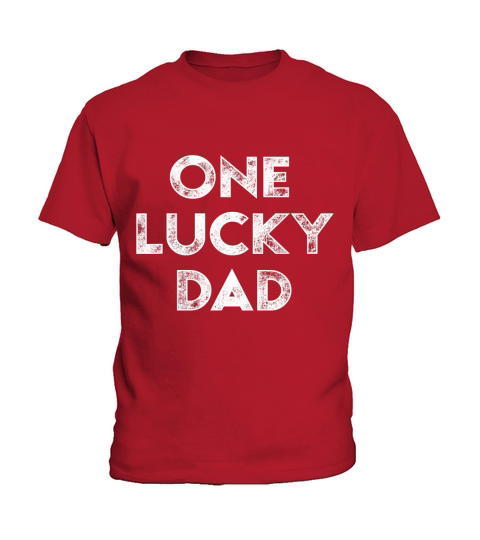 Mens One Lucky Dad St Patricks Day T Shirt Gift Daddy Father T-Shirt Kids T-Shirt