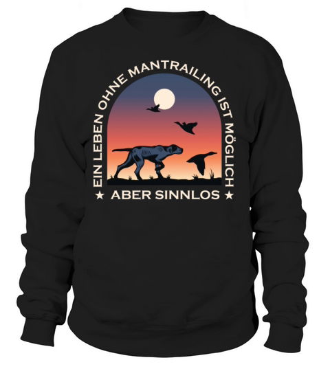 Mantrailing Mantrailer Team Dog Sport Rescue Dog Women's Sweatshirt