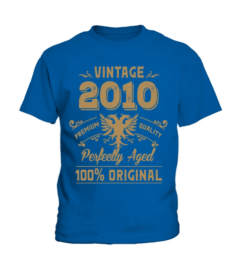 Vintage 2010 Premium Quality Orginal Kids T-Shirt