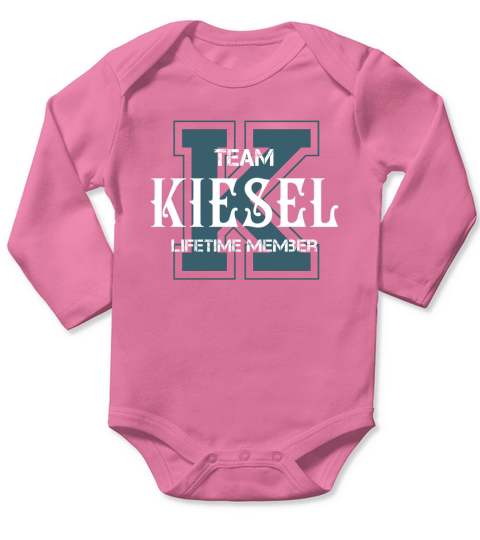 KIESEL Shirts - Team KIESEL Lebenslanger Mitgliedsname Shirts Long Sleeve Baby One-Piece
