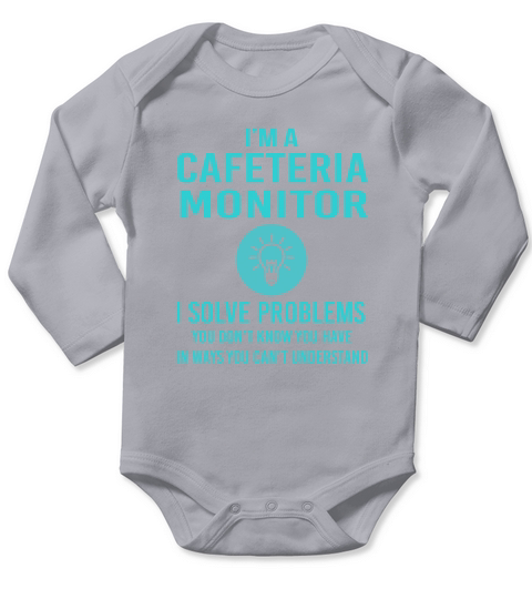 Cafeteria Monitor Long Sleeve Baby One-Piece