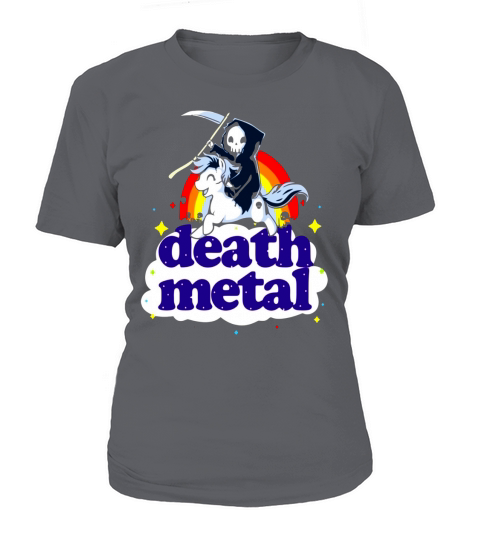Unicorn Death Metal Go To Hell Funny Shirt T-Shirt Woman