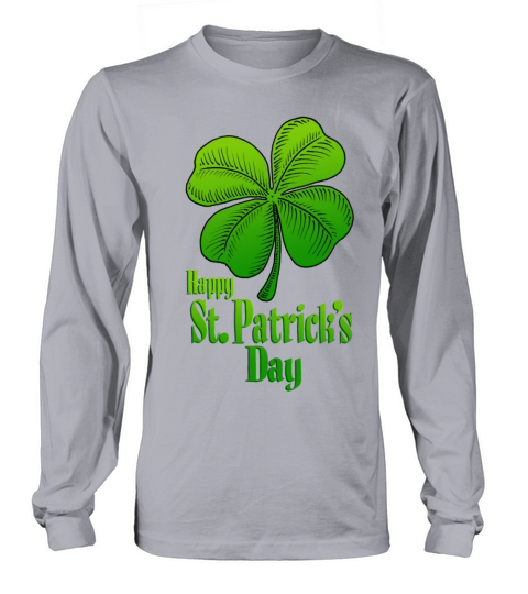 Happy St Patricks Day Shamrock Women's Long Sleeve