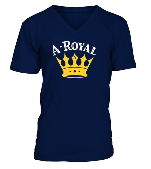 A-royal high school graduation Men's V-Neck T-shirt