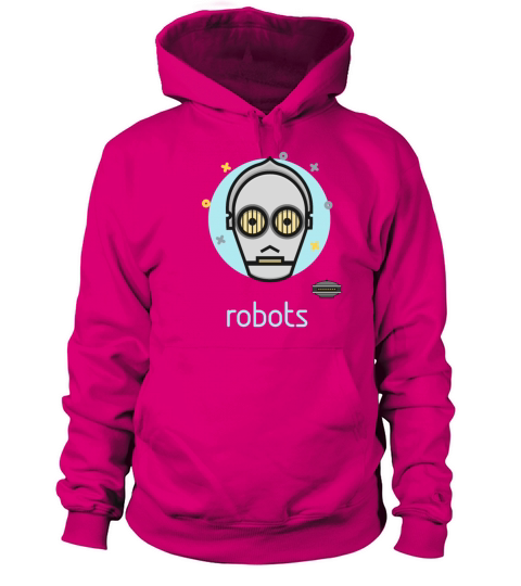 robot robots head space future nerd gamer coder pc Men's Hoodie
