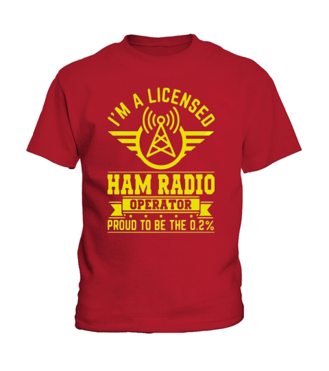 A LICENSED HAM RADIO OPERATOR TSHIRT Kids T-Shirt