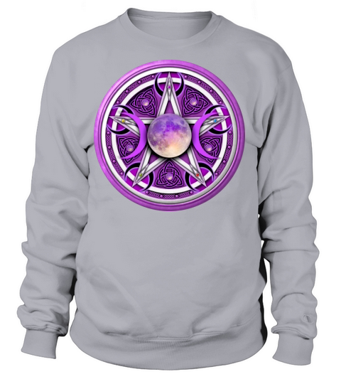 Purple Moon Pentacle Women's Sweatshirt