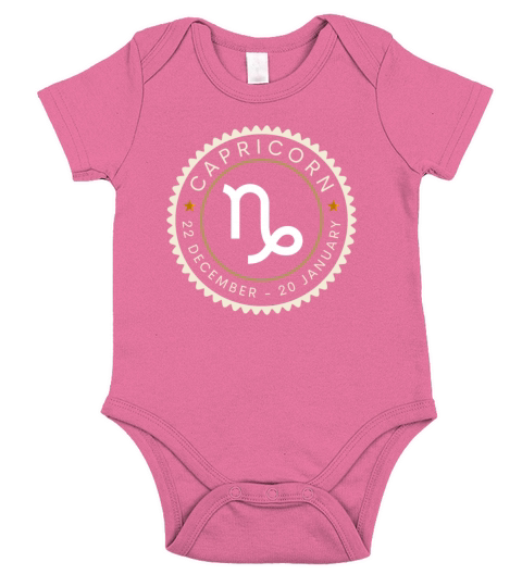 CAPRICORN Short Sleeve Baby One-Piece