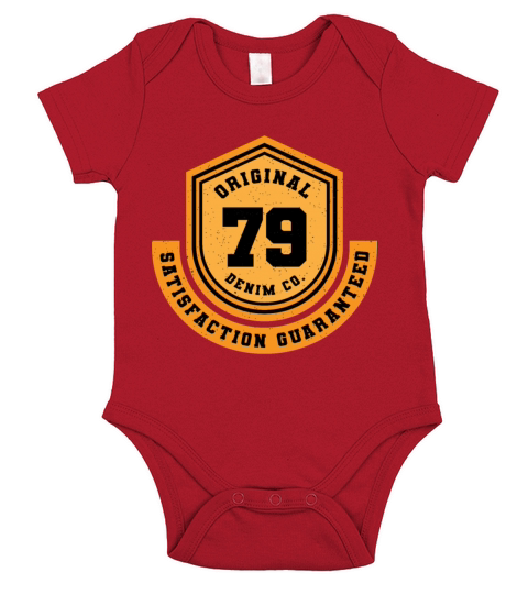 Original seventy nine typography Short Sleeve Baby One-Piece