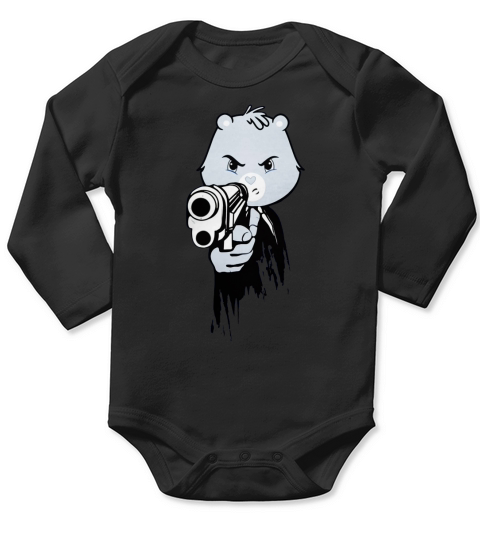 Care Bear Hitman teepub T-Shirt Long Sleeve Baby One-Piece