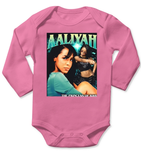 Aaliyah The Princess Long Sleeve Baby One-Piece