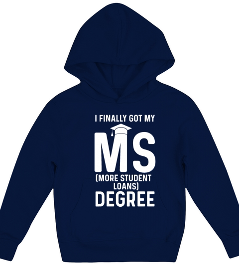 Black Queen Student Loans Masters Graduation Kids Hoodie