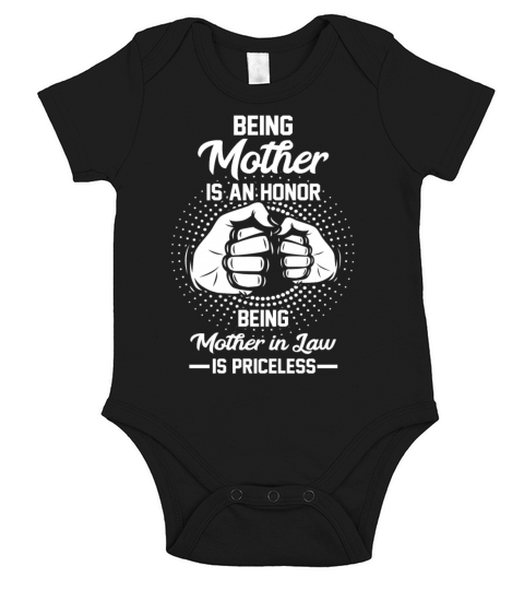 Mother In Law Mothers Day Short Sleeve Baby One-Piece