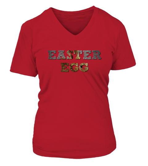 Easter Egg V-neck T-Shirt Woman